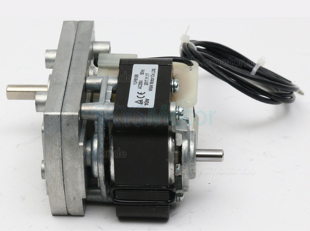 Spaltpol Getriebemotor TT-YJ61 AC 110/220V mit &Uuml;bersetzung 36:1 - 1161:1 Stirnradgetriebe
